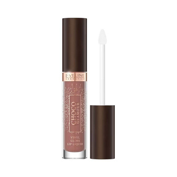 Eveline Cosmetics Choco Glamour Pomadka w płynie z efektem glossy lips 01, 4,5 ml