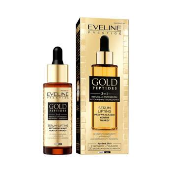 Eveline Cosmetics Gold Peptides 3w1 serum liftingujące do twarzy, 30 ml