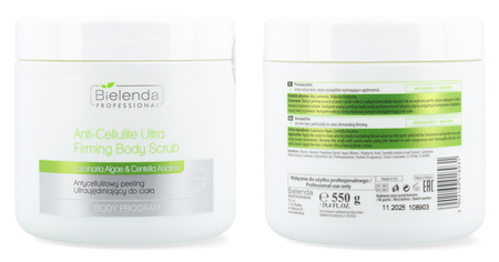 Bielenda Professional Antycellulitowy peeling ultraujędrniający do ciała, 550 g