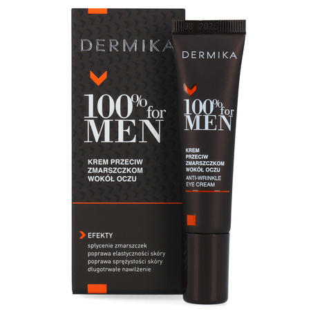 Dermika 100% for Man Krem przeciw zmarszczkom wokół oczu, 15 ml