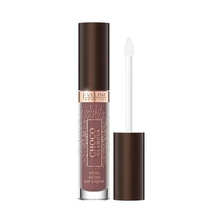 Eveline Cosmetics Choco Glamour Pomadka w płynie z efektem glossy lips 02, 4,5 ml